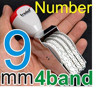 Number_ 9mm 4 band   